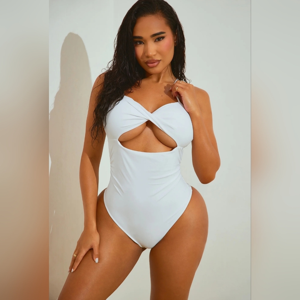 NWT - White 1-piece swimsuit